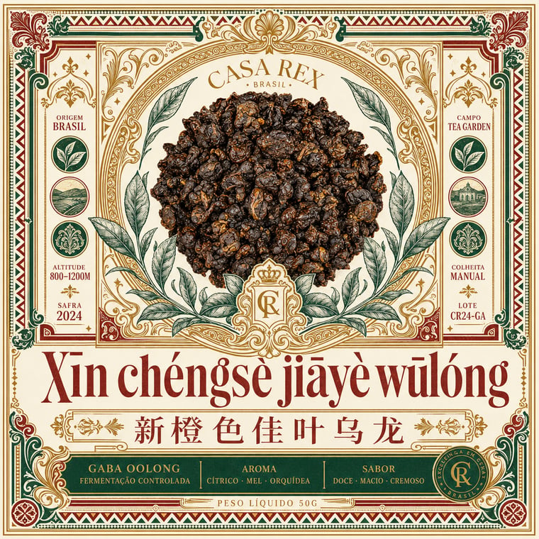 The design — Amber GABA Oolong