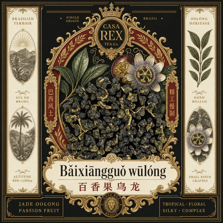 The design — Passion-Fruit Oolong