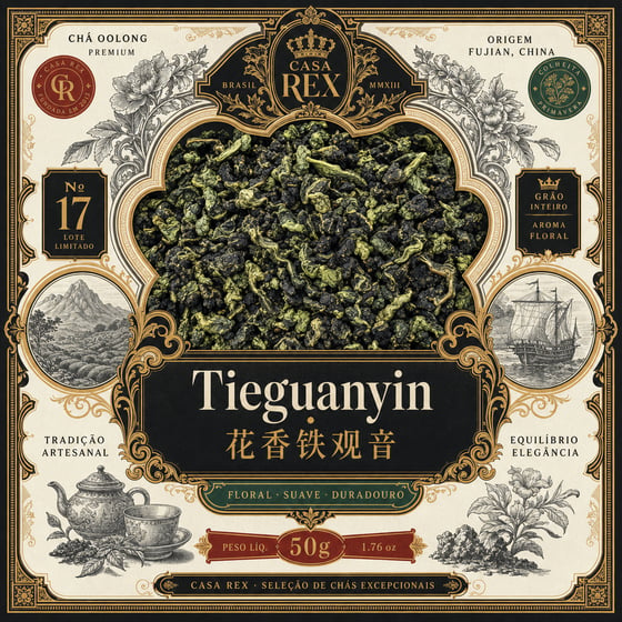 Floral Tie Guan Yin